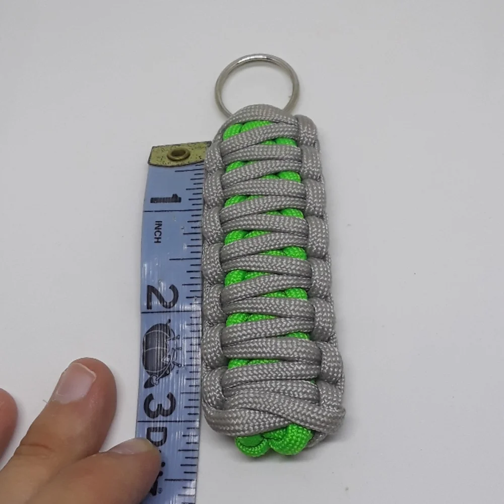 double layer 550 paracord keychain